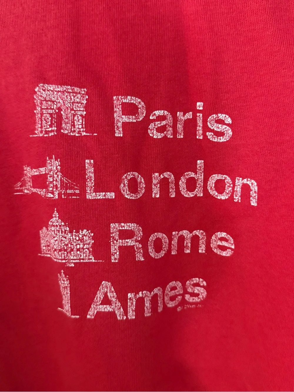 Red Graphic Sweatshirt - Picture 2 of 4